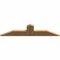 Ekena Millwork Portland Smooth Timber Gable Bracket, Western Red Cedar, 48"W x 12"H x 1 1/2"D x 5 1/2"F, 6/12 Pitch GBW048X12X0206POR00SWR - alternate 4